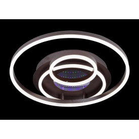 Люстра потолочная LED с пультом 25629 Коричневый 10х50х56 см.