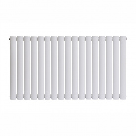 Горизонтальный дизайнерские радіатор опалення ARTTIDESIGN «Rimini G 17/1003» Цвет белый матовый.
