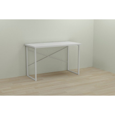 Фото - Комп'ютерний стіл Ferrum-decor Дейв 75x120x60 білий ДСП Біле 32мм Комп'ютерний стіл Ferrum-decor Дейв 75x120x60 білий ДСП Біле 32мм