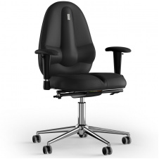 Крісло KULIK SYSTEM CLASSIC Екошкіра без підголівника без рядка Чорний (12-909-BS-MC-0201)