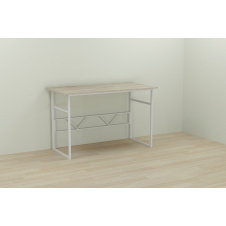 Комп'ютерний стіл Ferrum-decor Райан 75x140x60 білий ДСП Дуб Сонома 16мм