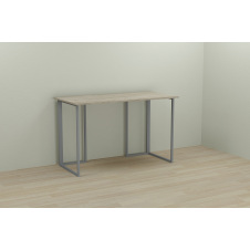 Компьютерный стол Ferrum-decor Ханна 75x140x60 серый ДСП Дуб Сонома 16мм