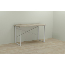 Фото - Комп'ютерний стіл Ferrum-decor Дейв 75x100x70 білий ДСП Дуб Сонома 32мм Комп'ютерний стіл Ferrum-decor Дейв 75x100x70 білий ДСП Дуб Сонома 32мм