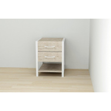 Фото - Тумба Ferrum-decor Вивьен 2/1 50x41x40 см Дуб (XK00134) Тумба Ferrum-decor Вивьен 2/1 50x41x40 см Дуб (XK00134)