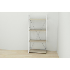 Этажерка Ferrum-decor Конект 120x60x28 см Дуб сонома (XK00208)
