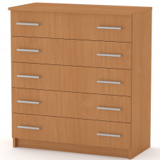 Комод Компанит 5 Бук (80х38х89 см)