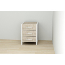 Фото - Тумба Ferrum-decor Вів'єн 3 50x41x40 см Дуб (XK00152) Тумба Ferrum-decor Вів'єн 3 50x41x40 см Дуб (XK00152)