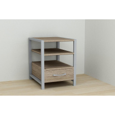 Тумба Ferrum-decor Вивьен 1/1 50x41x40 см Дуб Сонома (XK00107)
