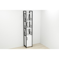 Фото - Этажерка 4/34 Ferrum-decor Серии Конект с тумбой 179x34x28 Черный ДСП Белое (FD1042) Этажерка 4/34 Ferrum-decor Серии Конект с тумбой 179x34x28 Черный ДСП Белое (FD1042)