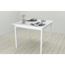 Стол кухонный Ferrum-decor Диего 75x90x90 Белый ДСП Белое 16мм (DIE0022)