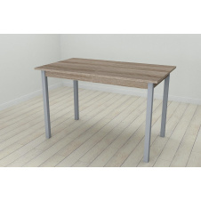 Стол кухонный Ferrum-decor Марио 75x120x70 Серый ДСП Сонома Трюфель 16мм (MAR0054)