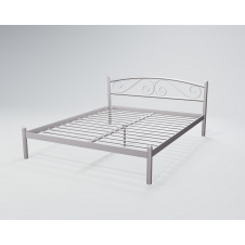 Кровать Виола1 Tenero белое серебро 1600х1900