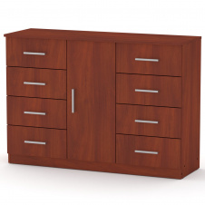 Комод Компанит 8+1 Яблоня (120х39х85 см)