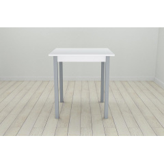 Стол кухонный Ferrum-decor Диего 75x70x70 Серый ДСП Белое 16мм (DIE0050) Одесса