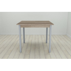 Стіл кухонний Ferrum-decor Дієго 75x80x80 Сірий ДСП Сонома Трюфель 16мм (DIE0061) Обухів