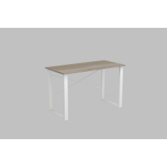 Письменный стол Ferrum-decor Драйв 750x1200x700 Белый металл ДСП Дуб Сонома Трюфель 16 мм (DRA103) Умань