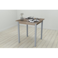 Стіл кухонний Ferrum-decor Агата 75x70x70 Сірий ДСП Сонома Трюфель 16мм (AGA0061) Умань