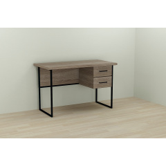 Комп'ютерний стіл Ferrum-decor Дакота 76x140x60 чорний ДСП Дуб Сонома Трюфель 32мм Чернівці
