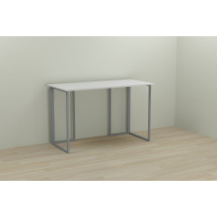 Комп'ютерний стіл Ferrum-decor Ханна 75x140x70 сірий ДСП Біле 16мм Буча