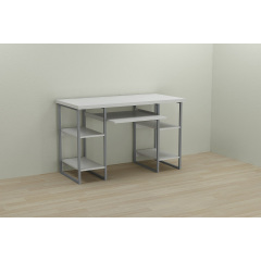 Комп'ютерний стіл Ferrum-decor Тім 75x120x70 сірий ДСП Біле 32мм Одеса