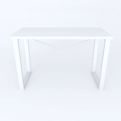 Письменный стол Ferrum-decor Драйв 750x1200x700 Белый металл ДСП Белый 32 мм (DRA225) Измаил