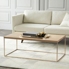 Кофейный журнальный столик в стиле LOFT (NS-689) Изюм