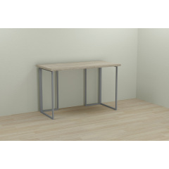 Комп'ютерний стіл Ferrum-decor Ханна 75x140x70 сірий ДСП Дуб Сонома 32мм Київ
