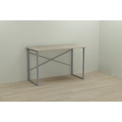 Комп'ютерний стіл Ferrum-decor Дейв 75x140x70 сірий ДСП Дуб Сонома 16мм Балаклія