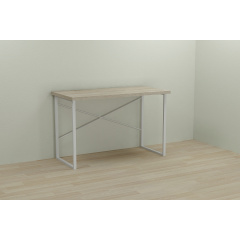 Компьютерный стол Ferrum-decor Дейв 75x100x70 белый ДСП Дуб Сонома 32мм Ужгород