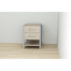 Тумба Ferrum-decor Вивьен 2/1 50x41x40 см Дуб (XK00140) Ворожба