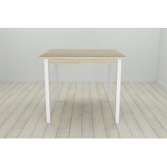 Стол кухонный Ferrum-decor Диего 75x80x80 Белый ДСП Сонома 16мм (DIE0039) Черкассы