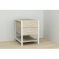 Тумба Ferrum-decor Вивьен 2/1 50x41x40 см Дуб Сонома (XK00136) Ивано-Франковск