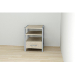 Тумба Ferrum-decor Вів'єн 1/1 50x41x40 см Дуб Сонома (XK00106) Київ