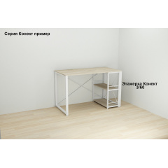 Письмовий стіл Ferrum-decor Конект 75x120x60 см Дуб сонома (XK00172) Кам'янське