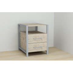 Тумба Ferrum-decor Вів'єн 2/2 50x41x40 см Дуб (XK00122) Бородянка