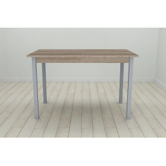 Стіл кухонний Ferrum-decor Маріо 75x120x60 Сірий ДСП Сонома Трюфель 16мм (MAR0047) Коломия