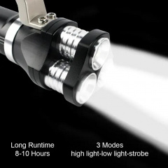 Светодиодный фонарь прожектор с ручкой Worklight 3 x LED-XPE LED 30 W от сети черный Тернополь