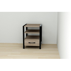 Тумба Ferrum-decor Вивьен 1/1 50x41x40 см Дуб Сонома (XK00095) Каменка-Днепровская