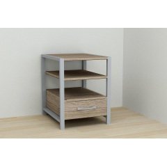 Тумба Ferrum-decor Вивьен 1/1 50x41x40 см Дуб Сонома (XK00107) Ромны
