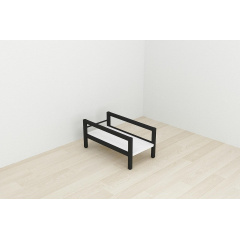 Підставка для системного блоку Ferrum-decor Нікі 21x24x45 Чорний ДСП Біле 16мм (NIK0001) Буча