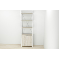 Етажерка 4/60 Ferrum-decor Серії Конект із тумбою 179x60x28 Білий ДСП Сонома (FD1073) Львів