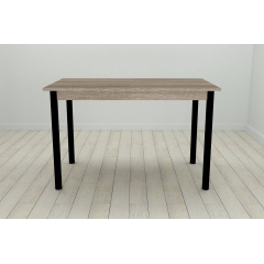Стіл кухонний Ferrum-decor Беніта 75x120x70 Чорний ДСП Сонома Трюфель 16мм (BEN0012) Івано-Франківськ