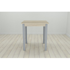 Стіл кухонний Ferrum-decor Агата 75x70x70 Сірий ДСП Сонома 16мм (AGA0060) Київ
