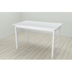 Стол кухонный Ferrum-decor Марио 75x120x80 Белый ДСП Белое 16мм (MAR0036) Покровск