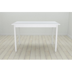 Стіл кухонний Ferrum-decor Маріо 75x120x70 Білий ДСП Біле 16мм (MAR0029) Первомайськ