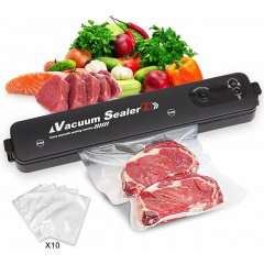 Побутовий вакуумний пакувальник Vacuum Sealer ZKFK-001 90W Black (3_01420) Обухів