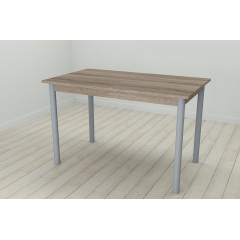 Стіл кухонний Ferrum-decor Беніта 75x120x80 Сірий ДСП Сонома Трюфель 16мм (BEN0061) Дніпро