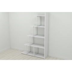 Етажерка Ferrum-decor Стелла 1600x1020x300 Білий метал ДСП Білий (STEL015) Хмельницький