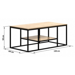 Кавовий журнальний столик у стилі LOFT (NS-504) Кропивницький