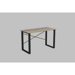 Письмовий стіл Ferrum-decor Драйв 750x1000x600 Чорний метал ДСП Дуб Сонома Трюфель 16 мм (DRA005) Рівне